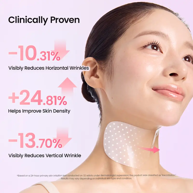 Biodance Hydrogel Neck Patch (4Ea) | Collagen & PDRN Neck Mask, Biodance Hydrogel Mask, Fine Lines, Firming, Hydrating & Smoothing, Intensive Neck Care for Sagging, Dry, Rough Skin, Plumping & Elasticity