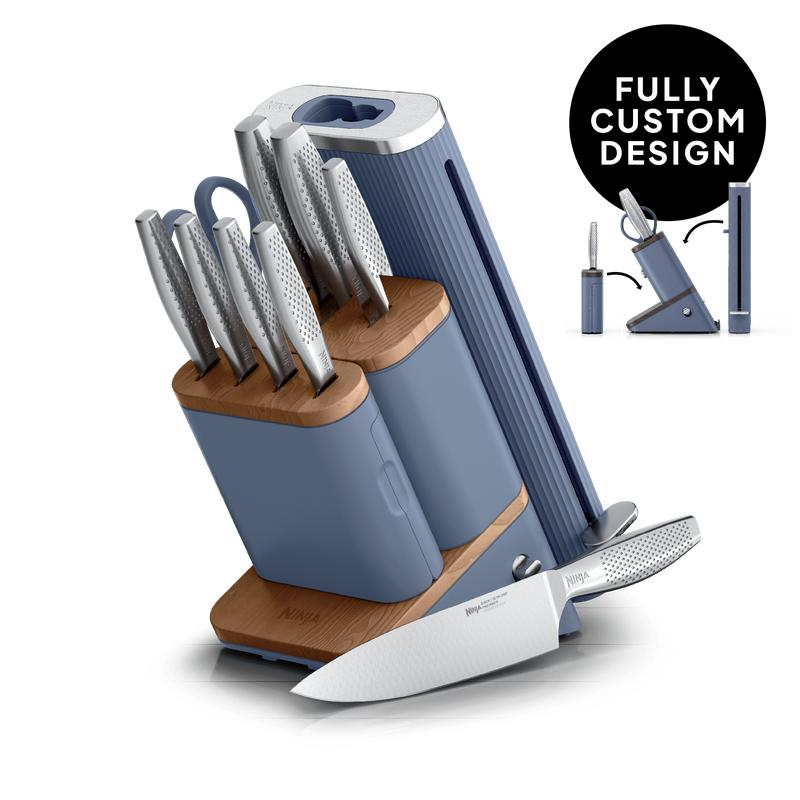 Ninja NeverDull Pro 11-Piece Premium Kitchen Knife Set & Steak Knives - WK62011