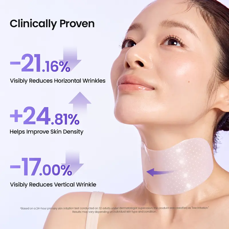 Biodance Hydrogel Neck Patch (4Ea) | Collagen & PDRN Neck Mask, Biodance Hydrogel Mask, Fine Lines, Firming, Hydrating & Smoothing, Intensive Neck Care for Sagging, Dry, Rough Skin, Plumping & Elasticity