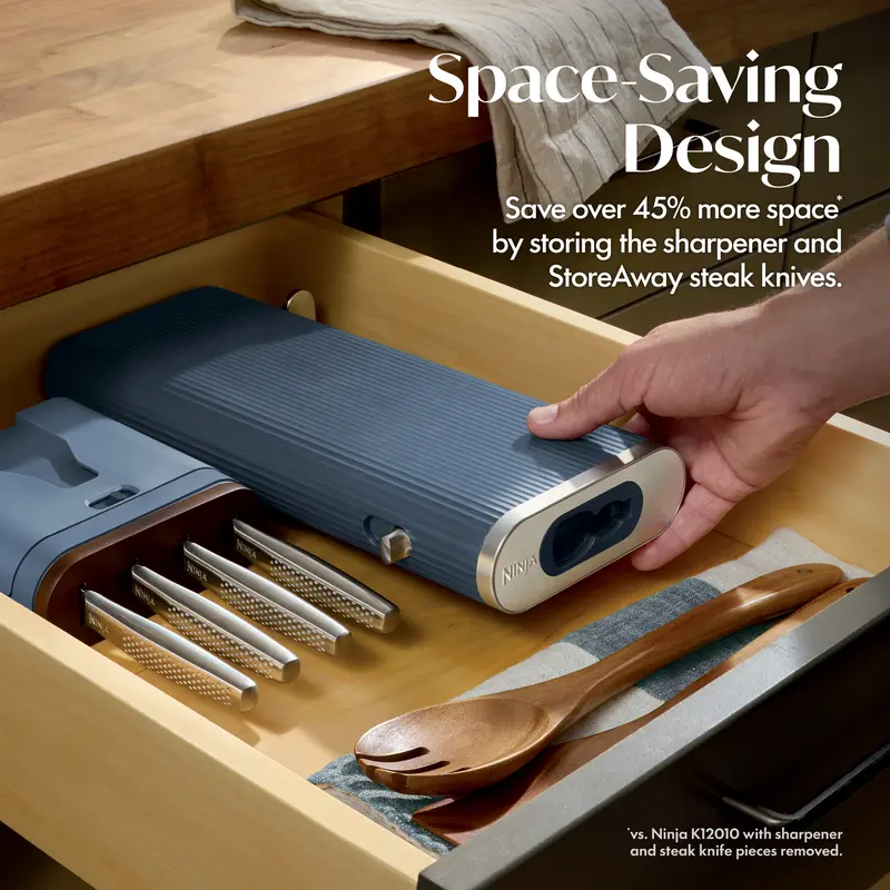 Ninja NeverDull Pro 11-Piece Premium Kitchen Knife Set & Steak Knives - WK62011