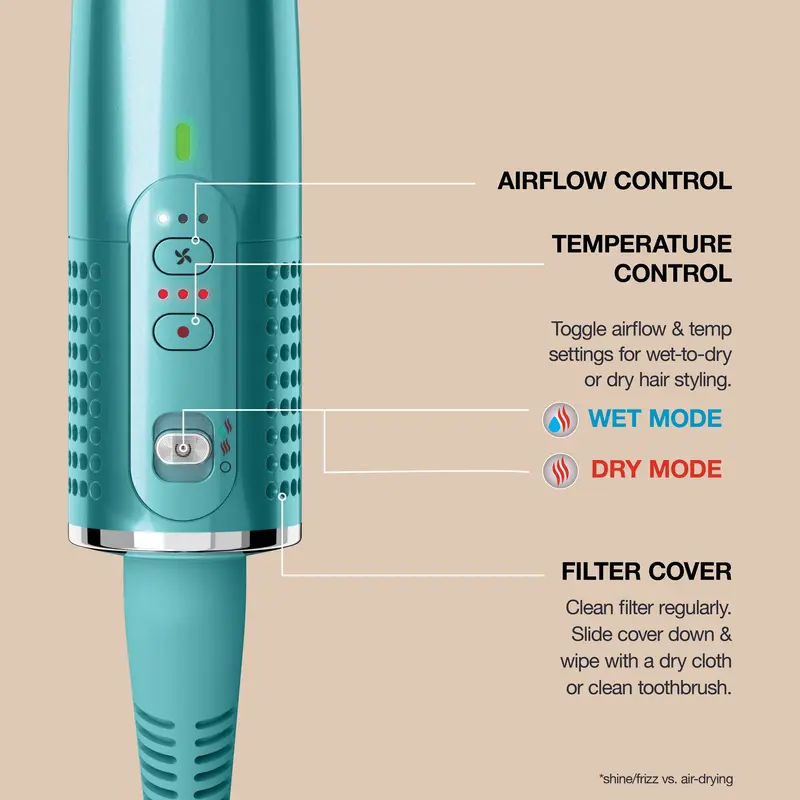 Shark Glossi Blow Dryer Brush - HT302