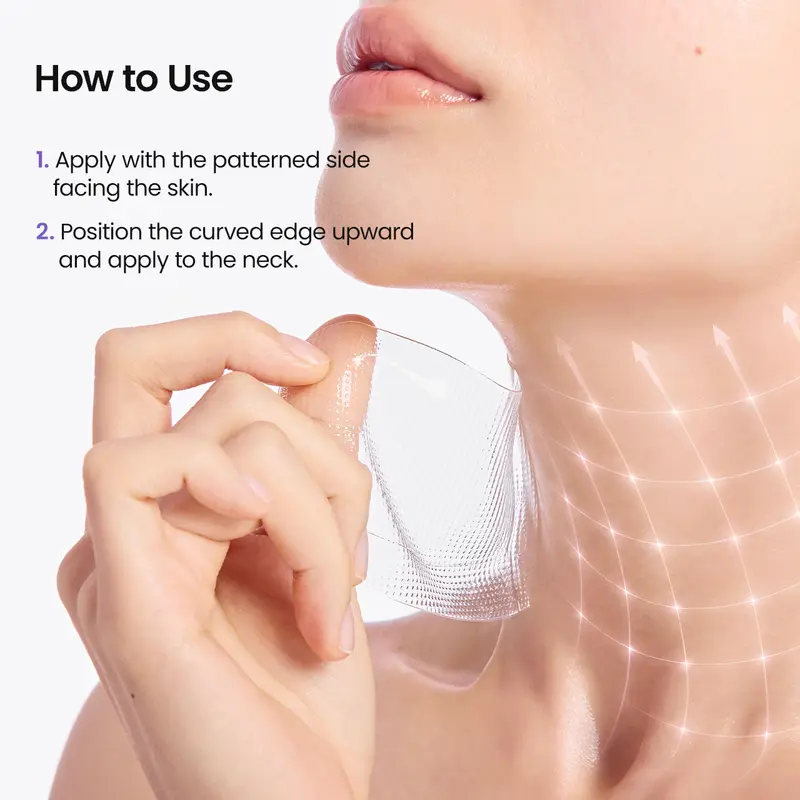 Biodance Hydrogel Neck Patch (4Ea) | Collagen & PDRN Neck Mask, Biodance Hydrogel Mask, Fine Lines, Firming, Hydrating & Smoothing, Intensive Neck Care for Sagging, Dry, Rough Skin, Plumping & Elasticity